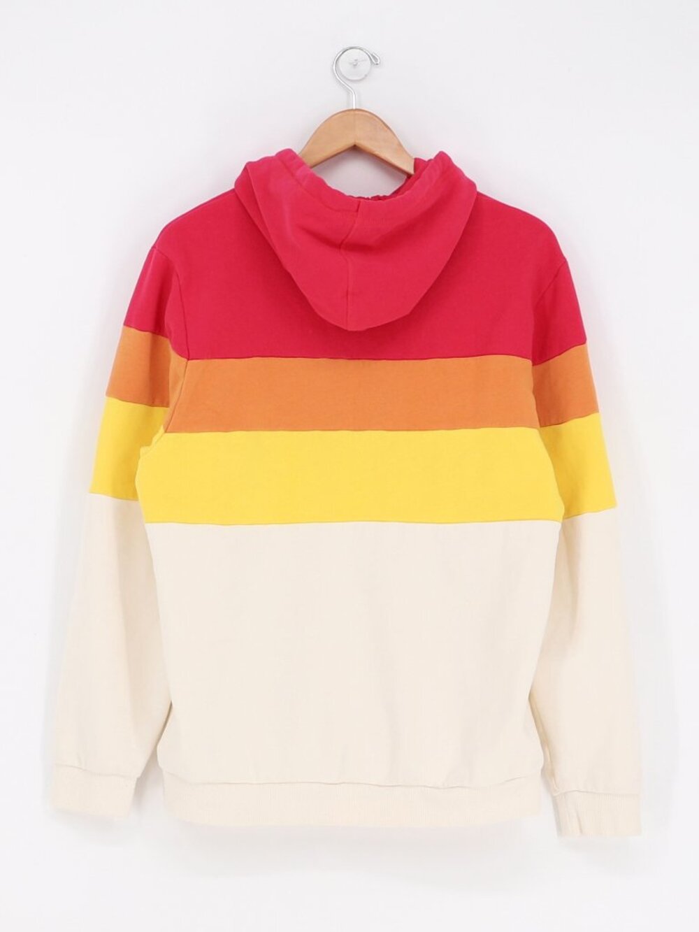MARINE LAYER Drop of Sunshine Hoodie Colorblock Sweatshirt Size M - Picture 2 of 6